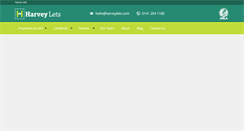 Desktop Screenshot of harveylets.com